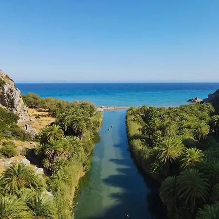 Villa Family Casa Filo Rosso With Private Pool , 200m To The Rethimno